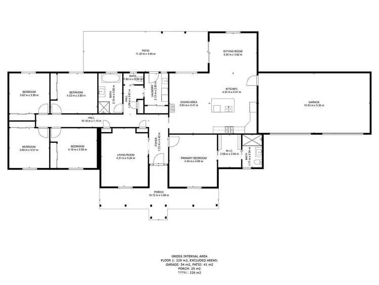 Floorplan of Homely rural property listing, 68 Victoria Gully Road, Young NSW 2594