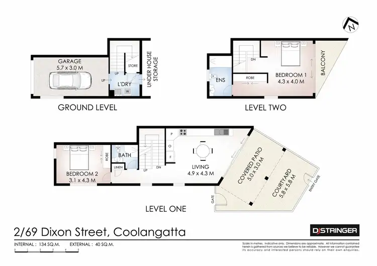 Floorplan of Homely unit listing, 2/69 Dixon Street, Coolangatta QLD 4225