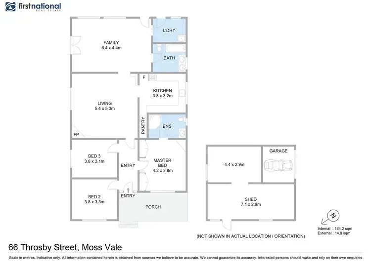 Floorplan of Homely house listing, 66 Throsby Street, Moss Vale NSW 2577
