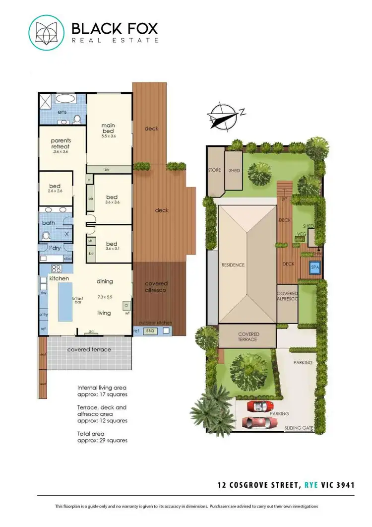 Floorplan of Homely house listing, 12 Cosgrove Street, Rye VIC 3941