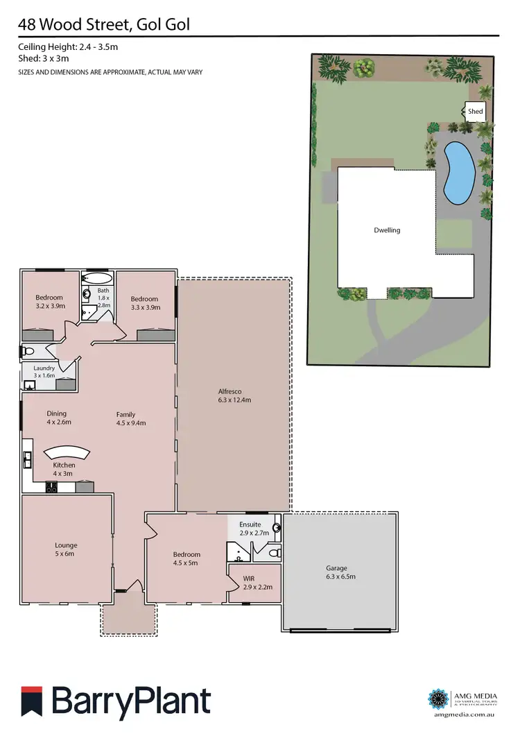 Floorplan of Homely house listing, 48 Wood Street, Gol Gol NSW 2738