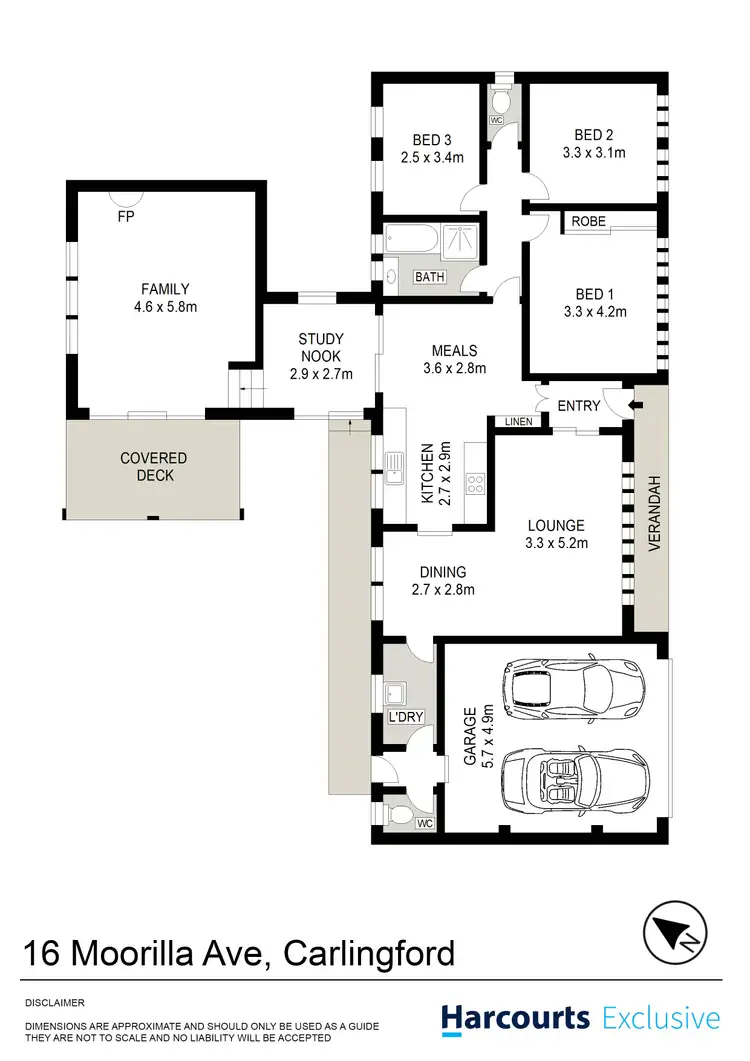 Floorplan of Homely house listing, 16 Moorilla Avenue, Carlingford NSW 2118