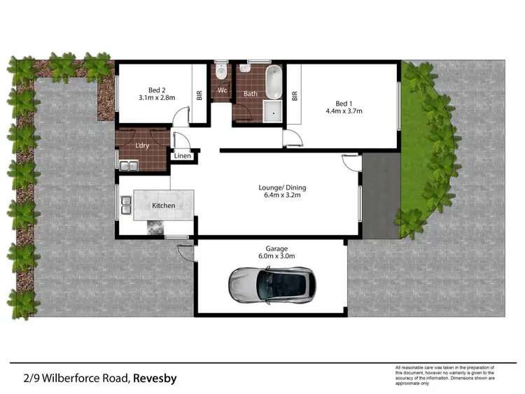 Floorplan of Homely villa listing, 2/9 Wilberforce Road, Revesby NSW 2212
