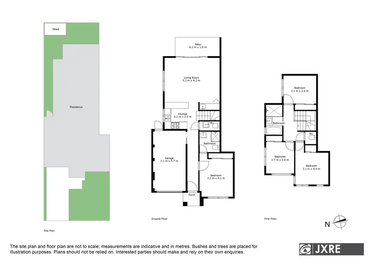 Floorplan of Homely townhouse listing, 1/48 Panorama Street, Clayton VIC 3168