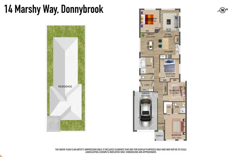 Floorplan of Homely house listing, 14 Marshy Way, Donnybrook VIC 3064