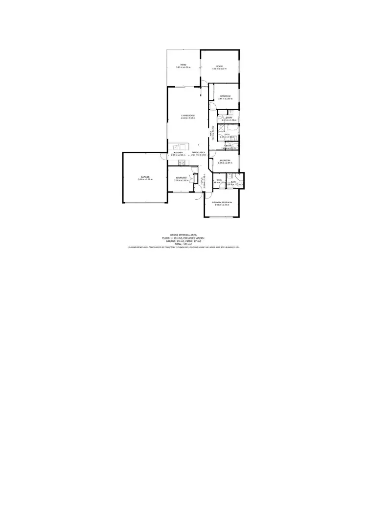 Floorplan of Homely house listing, 46 Bluejay Circuit, Morayfield QLD 4506