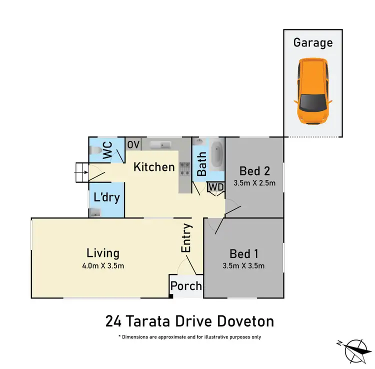 Floorplan of Homely house listing, 24 Tarata Drive, Doveton VIC 3177