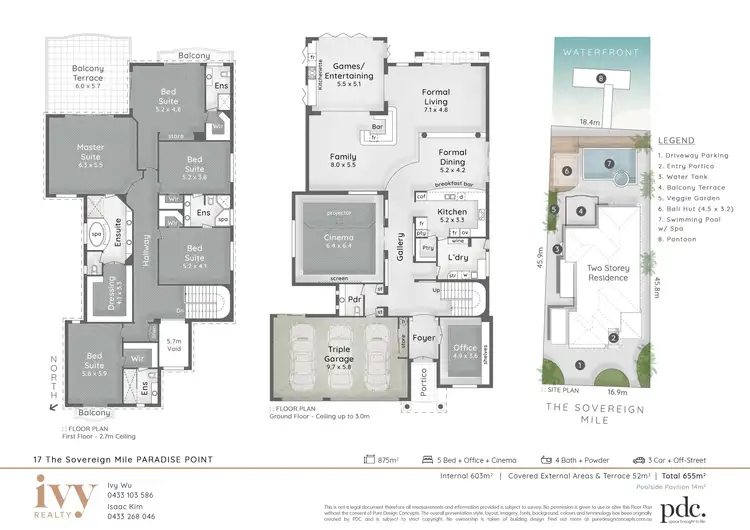 Floorplan of Homely house listing, 17 The Sovereign Mile, Sovereign Islands QLD 4216