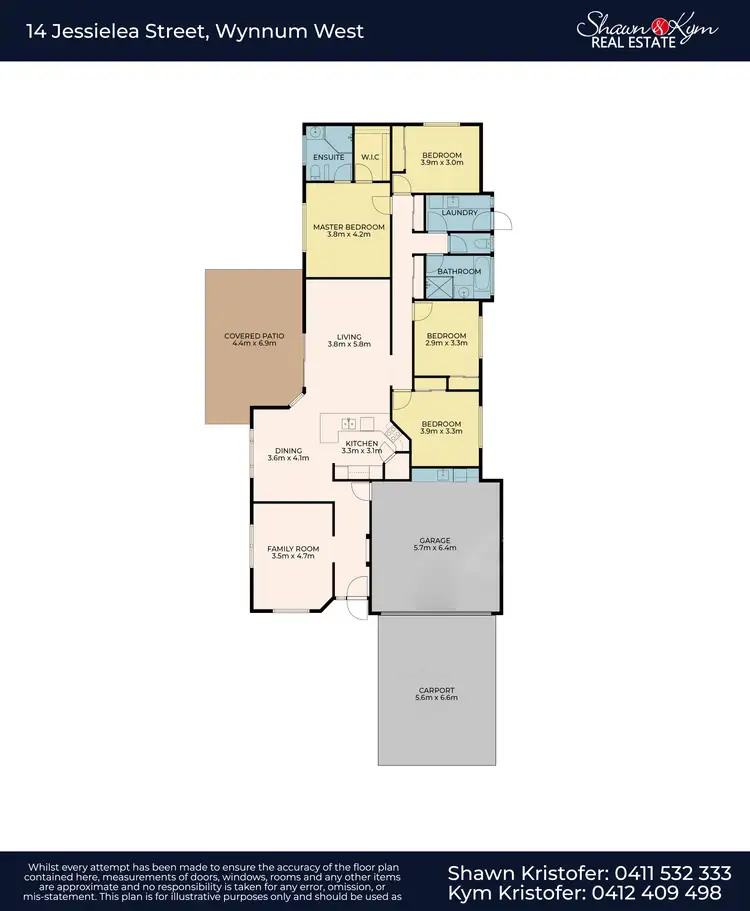 Floorplan of Homely house listing, 14 Jessielea Street, Wynnum West QLD 4178