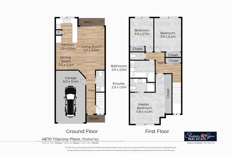 Floorplan of Homely townhouse listing, 48/10 Tripcony Place, Wakerley QLD 4154