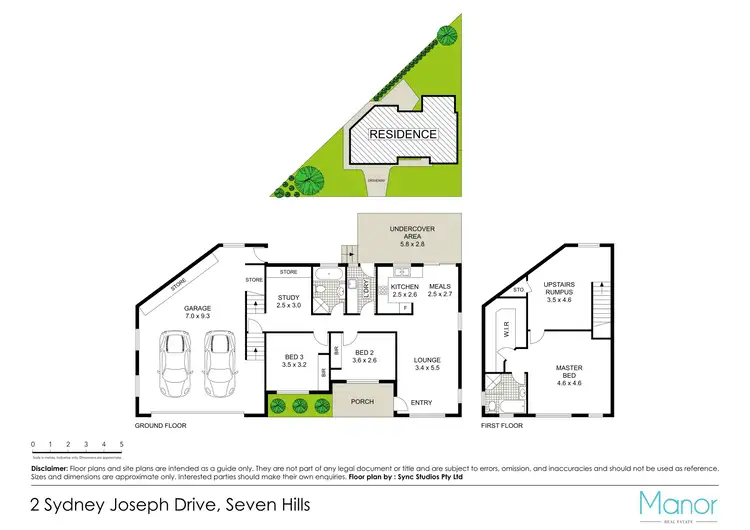 Floorplan of Homely house listing, 2 Sydney Joseph Drive, Seven Hills NSW 2147