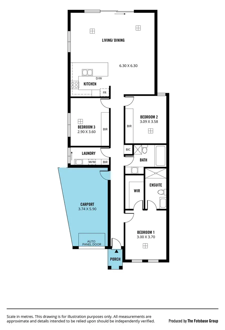 Floorplan of Homely house listing, 8 Seaforth Avenue, Dover Gardens SA 5048