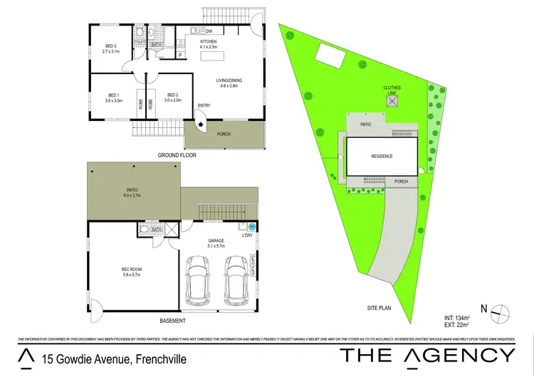 Floorplan of Homely house listing, 15 Gowdie Avenue, Frenchville QLD 4701