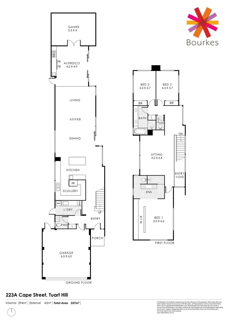 Floorplan of Homely house listing, 223A Cape Street, Tuart Hill WA 6060