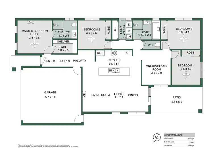 Floorplan of Homely house listing, 19 Olivine Circuit, Yarrabilba QLD 4207