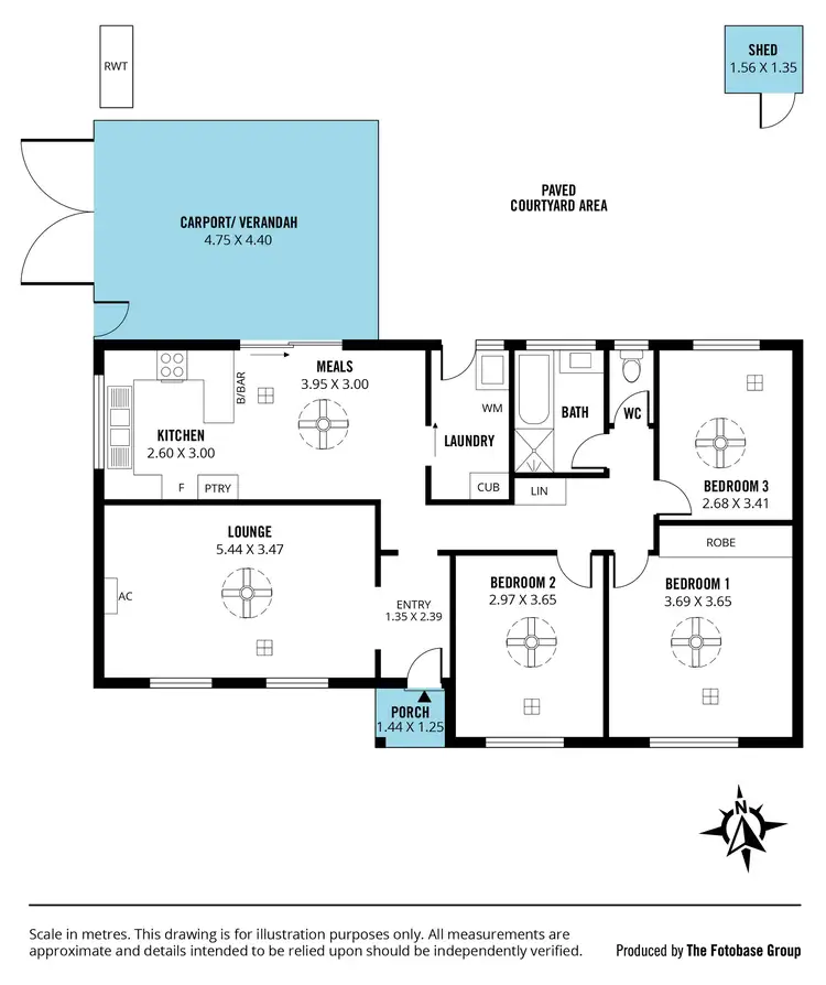 Floorplan of Homely house listing, 10 Julie Court, Newton SA 5074