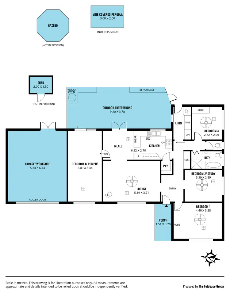 Floorplan of Homely house listing, 10 Monterey Avenue, Morphett Vale SA 5162