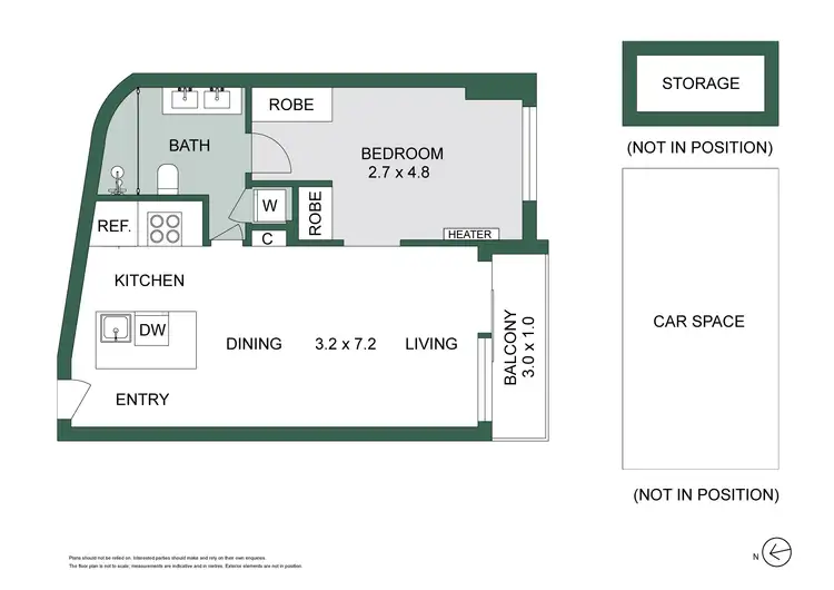 Floorplan of Homely apartment listing, 106/85 Rathdowne Street, Carlton VIC 3053