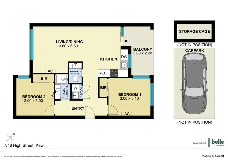 Floorplan of Homely unit listing, 7/48 High Street, Kew VIC 3101