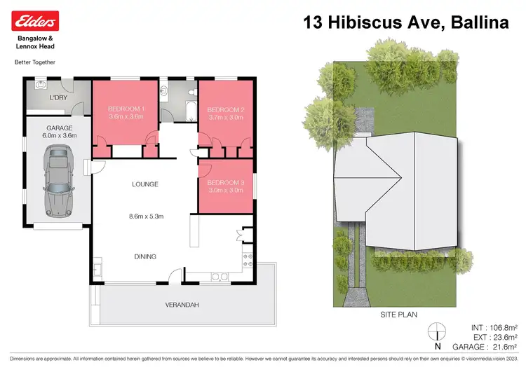 Floorplan of Homely house listing, 13 Hibiscus Avenue, Ballina NSW 2478