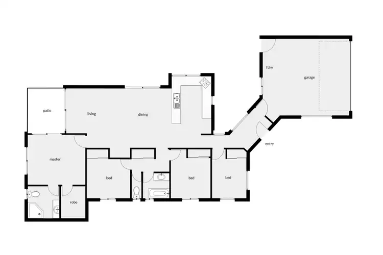 Floorplan of Homely house listing, 1 Venice Close, Kewarra Beach QLD 4879