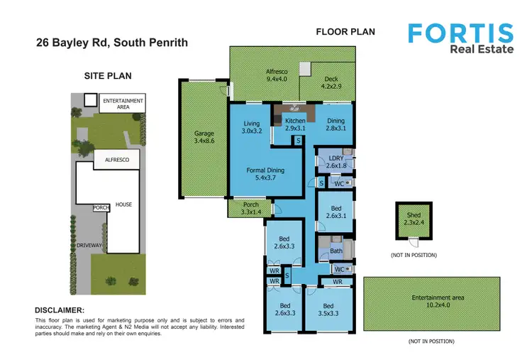 Floorplan of Homely house listing, 26 Bayley Road, South Penrith NSW 2750