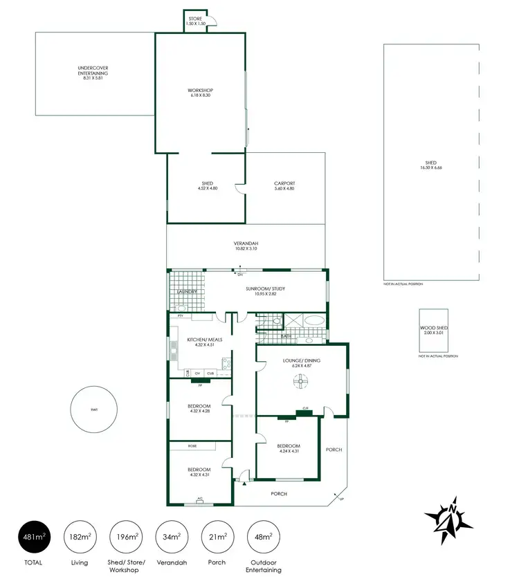 Floorplan of Homely house listing, 11 Ridge Road, Woodside SA 5244