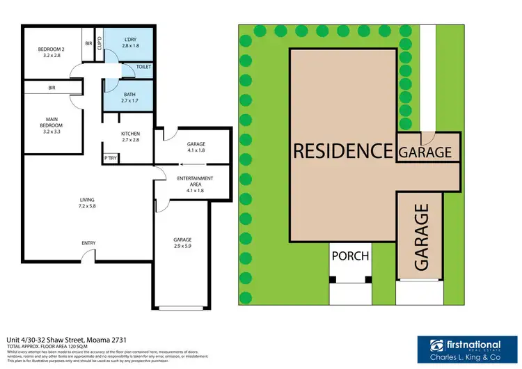 Floorplan of Homely unit listing, 4/30 Shaw Street, Moama NSW 2731