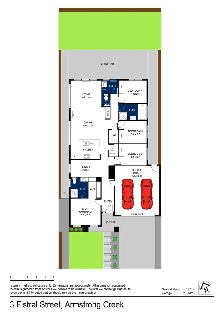 Floorplan of Homely house listing, 3 Fistral Street, Armstrong Creek VIC 3217