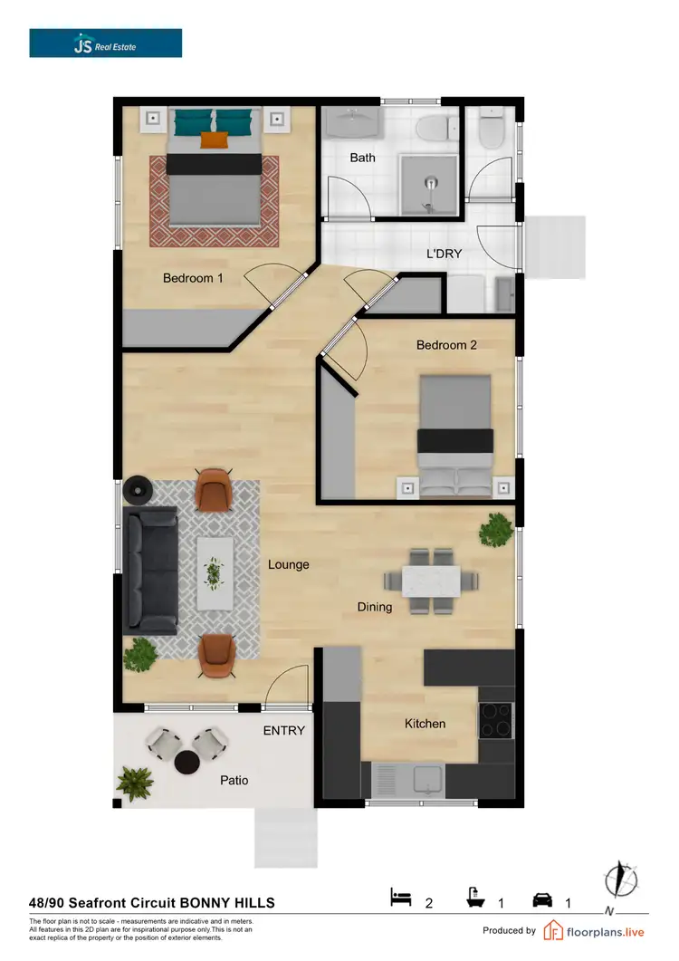 Floorplan of Homely house listing, 48/90 Seafront Circuit, Bonny Hills NSW 2445