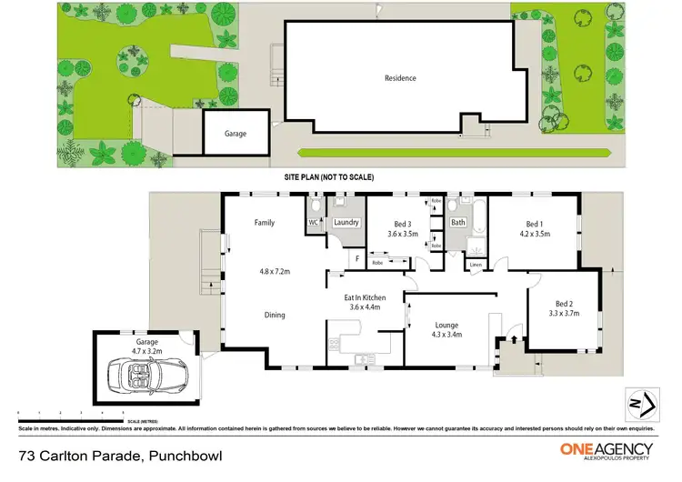 Floorplan of Homely house listing, 73 Carlton Parade, Punchbowl NSW 2196