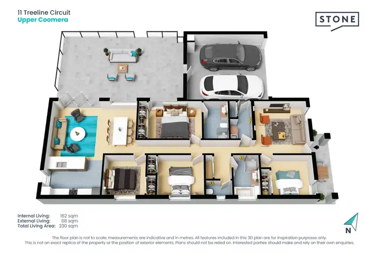 Floorplan of Homely house listing, 11 Treeline Circuit, Upper Coomera QLD 4209