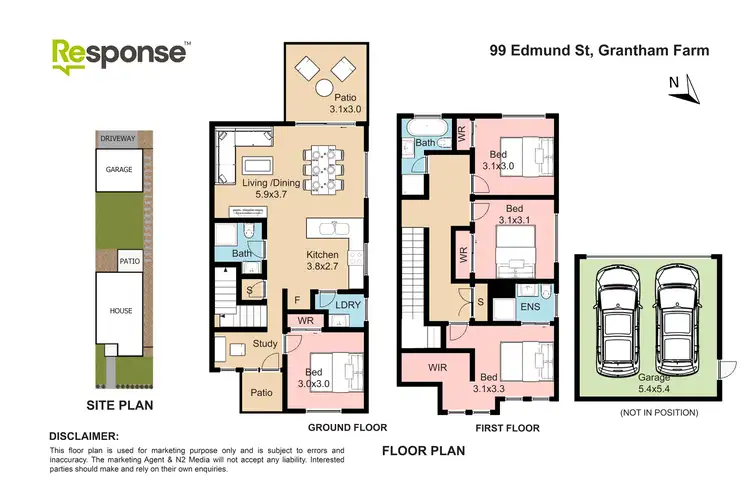 Floorplan of Homely house listing, 99 Edmund Street, Grantham Farm NSW 2765