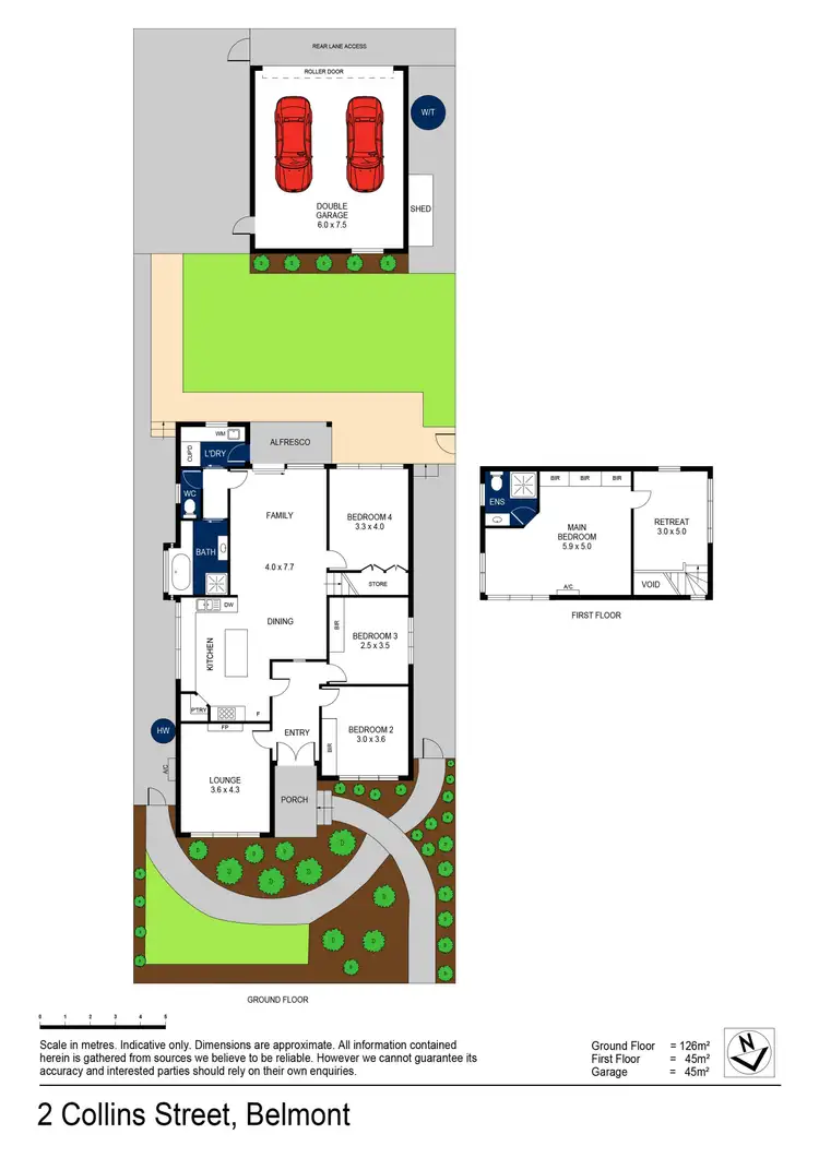 Floorplan of Homely house listing, 2 Collins Street, Belmont VIC 3216