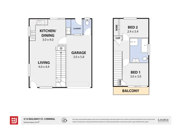 Floorplan of Homely townhouse listing, 5/14 Railway Street, East Corrimal NSW 2518
