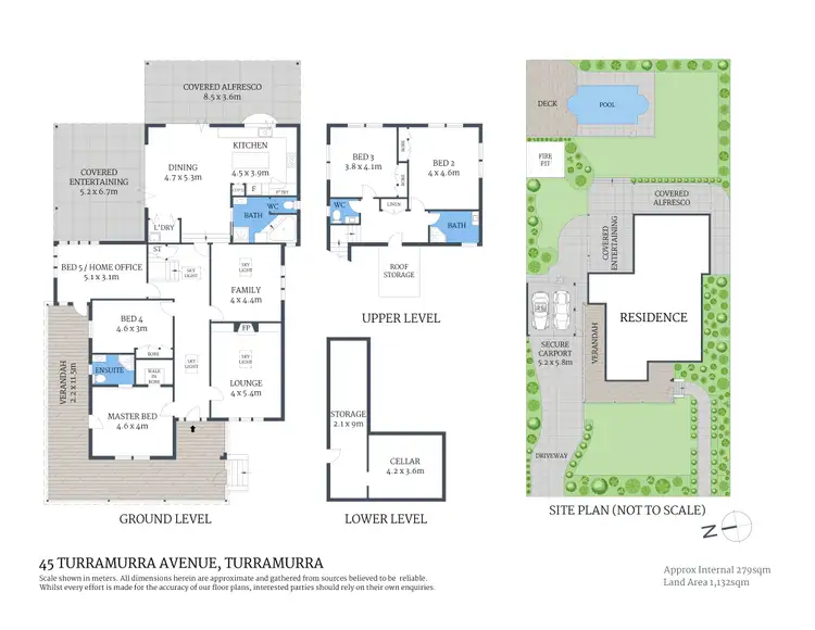 Floorplan of Homely house listing, 45 Turramurra Avenue, Turramurra NSW 2074