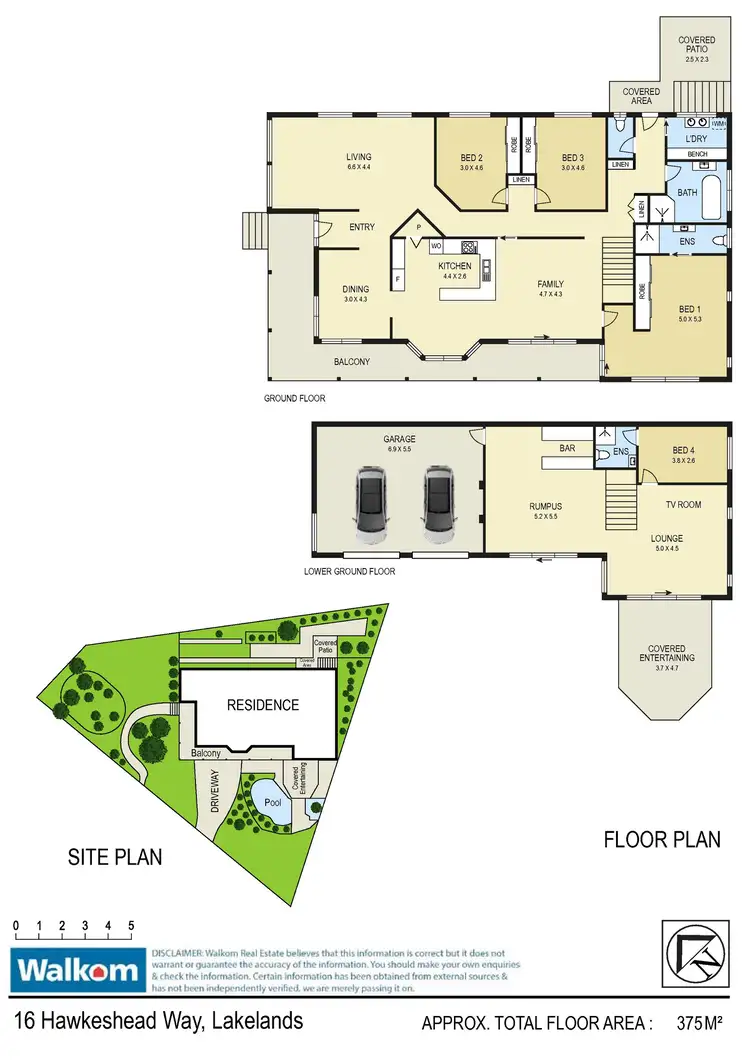 Floorplan of Homely house listing, 16 Hawkeshead Way, Lakelands NSW 2282