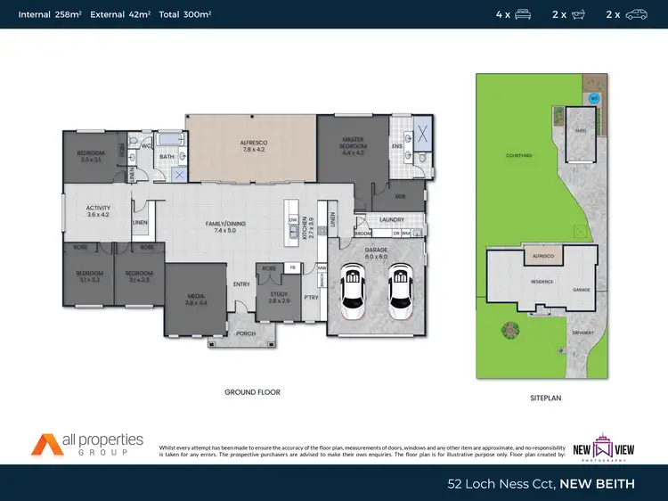 Floorplan of Homely house listing, 52-54 Loch Ness Circuit, New Beith QLD 4124