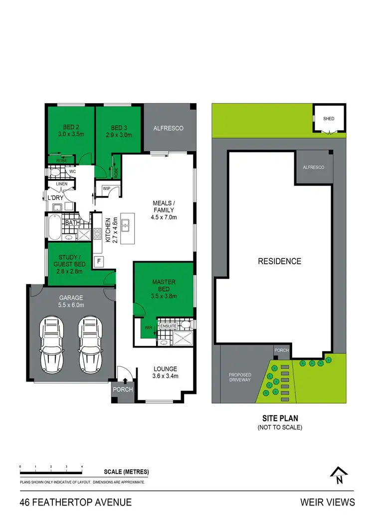 Floorplan of Homely house listing, 46 Feathertop Avenue, Weir Views VIC 3338