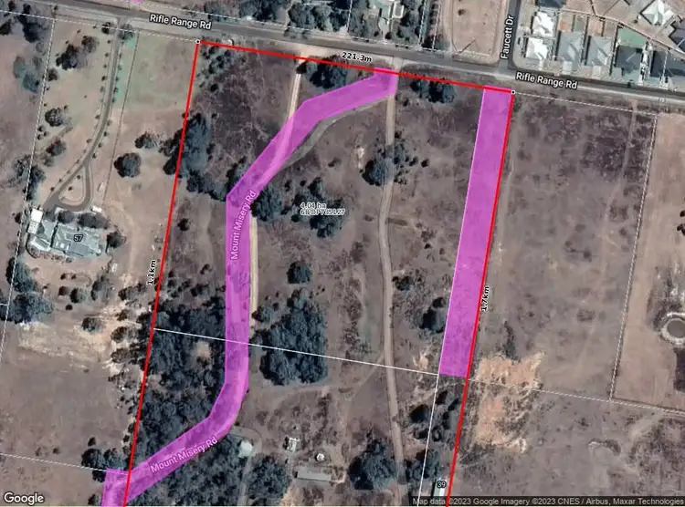 Floorplan of Homely land listing, 39 Rifle Range Road, Mudgee NSW 2850