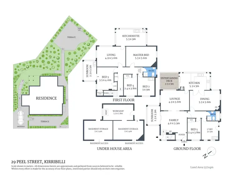 Floorplan of Homely house listing, 29 Peel Street, Kirribilli NSW 2061