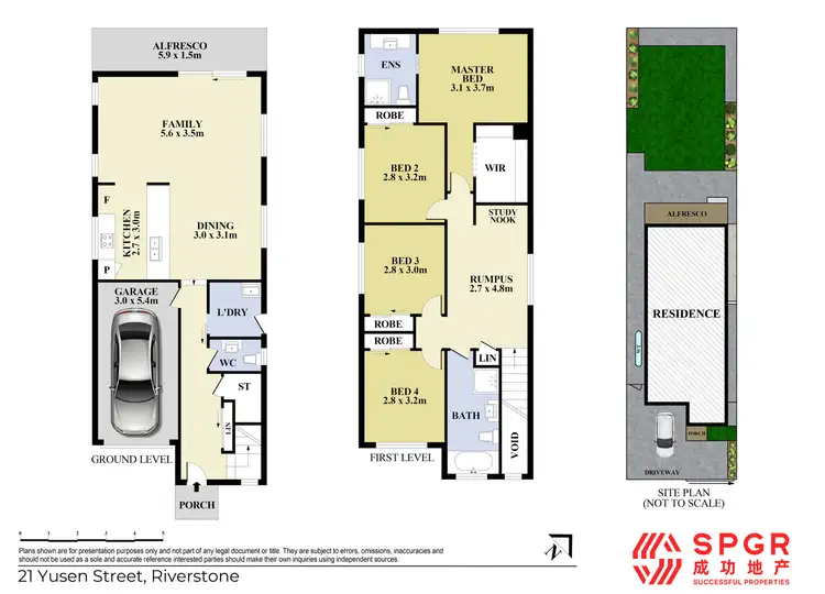 Floorplan of Homely house listing, 21 Yusen Street, Riverstone NSW 2765