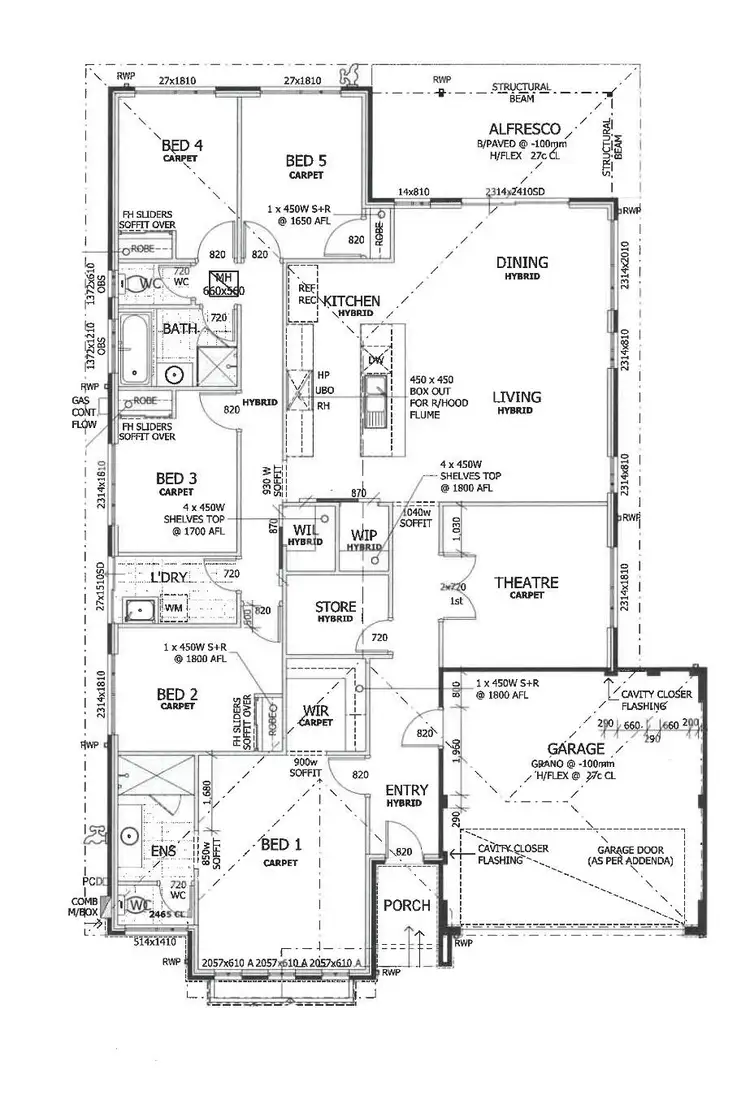 Floorplan of Homely house listing, 15 Addison Street, Hilbert WA 6112