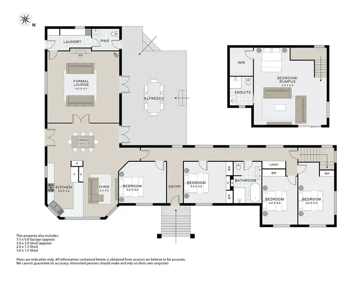 Floorplan of Homely house listing, 43 Delamere Crescent, Trevallyn TAS 7250