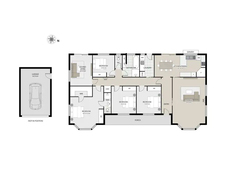 Floorplan of Homely house listing, 13 Hadfield Court, Hadspen TAS 7290
