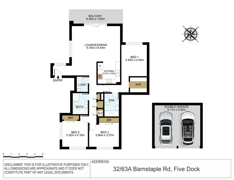 Floorplan of Homely apartment listing, 32/63a Barnstaple Road, Five Dock NSW 2046