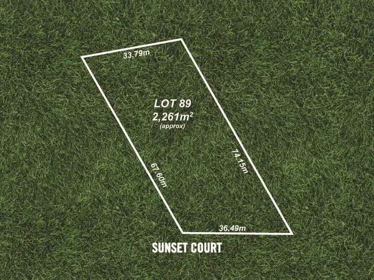 Floorplan of Homely land listing, 2 Sunset Court, Ceduna Waters SA 5690