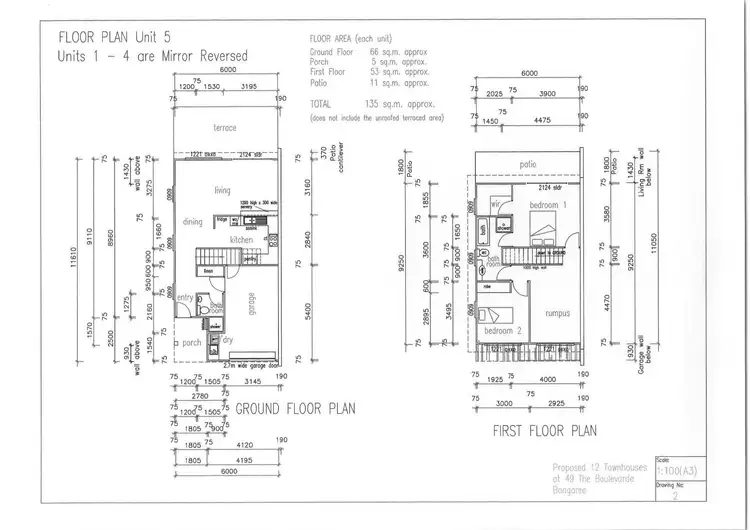 Floorplan of Homely unit listing, 3/49 The Boulevard, Bongaree QLD 4507