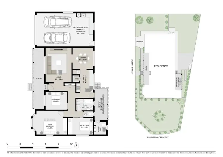 Floorplan of Homely house listing, 10 Essington Crescent, Sylvania NSW 2224