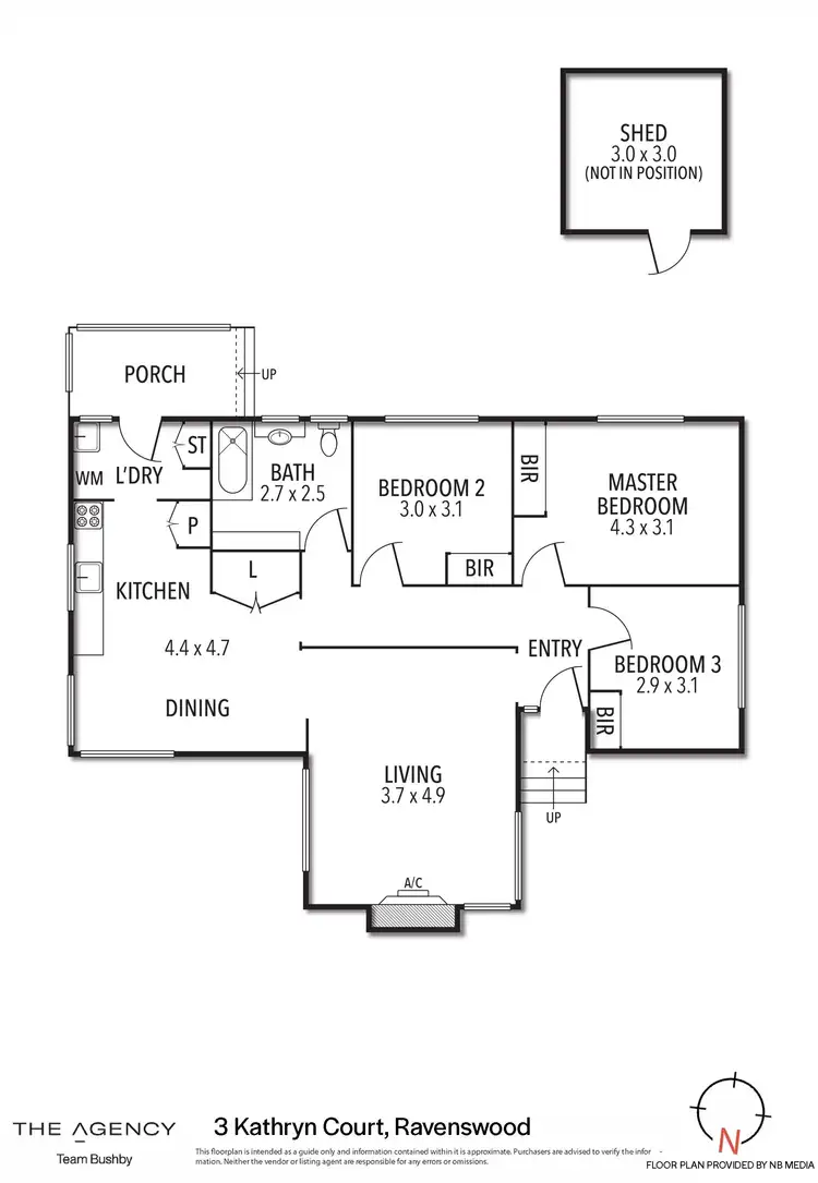 Floorplan of Homely house listing, 3 Kathryn Court, Ravenswood TAS 7250